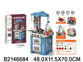 НАБОР КУХОННАЯ ПЛИТА С АКСЕСС.62ДЕТ., СВЕТ,ЗВУК,ТЕЧЕТ ВОДА,ИДЕТ ПАР,КОР. 48*11,5*70СМ купить оптом и в розницу НАБОР КУХОННАЯ ПЛИТА С АКСЕСС.62ДЕТ., СВЕТ,ЗВУК,ТЕЧЕТ ВОДА,ИДЕТ ПАР,КОР. 48*11,5*70СМ купить оптом и в розницу на базе игрушек